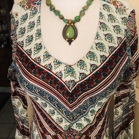 NWT RARE RAGA Caravan Maxi Dress - Picture 4 of 7